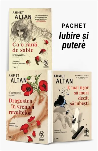 Pachet Iubire și putere. Ca o rană de sabie/Dragostea în vremea revoltelor/E mai ușor să mori decât să iubești