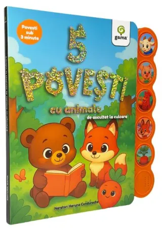 5 povești cu animale de ascultat la culcare
