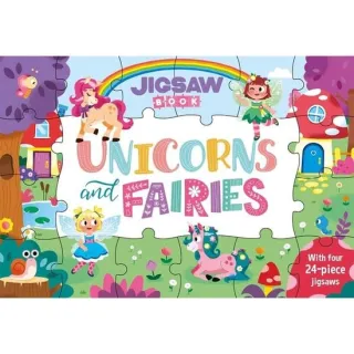 Jigsaw Book: Unicorns & Fairies