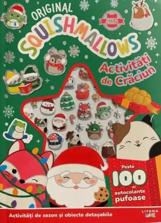 Original Squishmallows. Activități de Crăciun