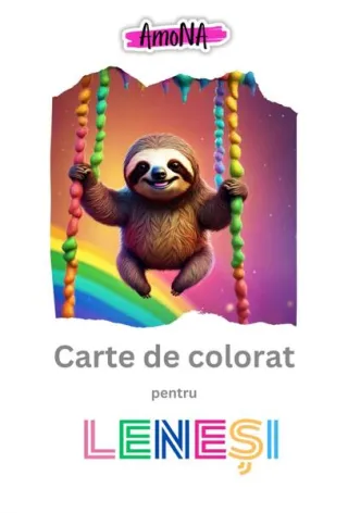 Carte de colorat pentru leneși