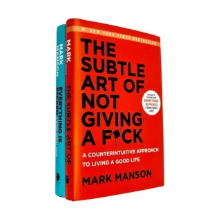 Mark Manson Collection 2 Books Set (The Subtle Art of Not Giving a Fck, Everything Is Fcked)