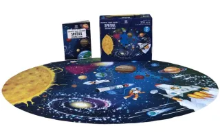Set puzzle. Spațiul, Sistemul Solar-Călătorește, Învață, Explorează