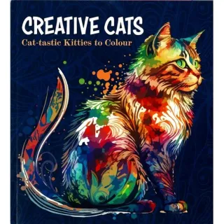 Creative Cats Colouring Book