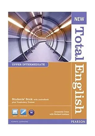 New Total English Upper Intermediate B2. Student's Book with ActiveBook and Vocabulary Trainer