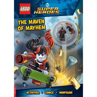 LEGO® DC Super Heroes(tm): Maven of Mayhem Activity Book (with Harley Quinn(tm) LEGO Minifigure and Megaphone)