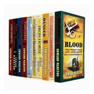 Edward Marston Railway Detective Collection 10 Books Set