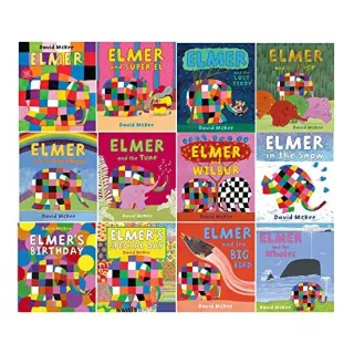 Elmer 12 Classic Picture Books Collection Set