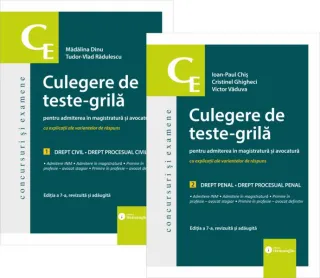 Culegere de teste-grilă pentru admiterea în magistratură și avocatură