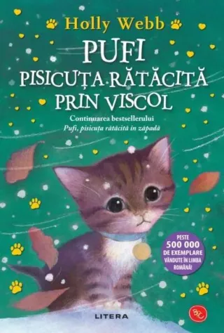 Pufi, pisicuța rătăcită prin viscol