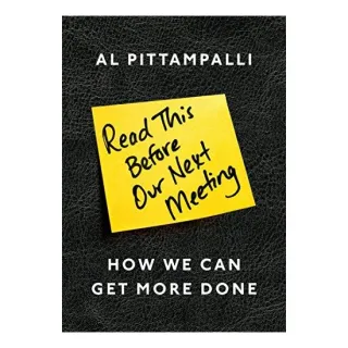 Read this before our next meeting