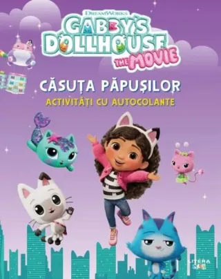 Gabby's Dollhouse. Căsuța păpușilor. Activități cu autocolante
