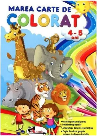 Marea carte de colorat (4-5 ani)