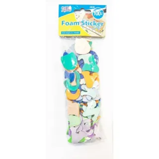 100 FOAM Stickers