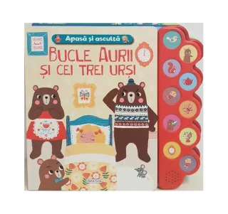 Apasă și ascultă povestea - Bucle Aurii și cei trei urși