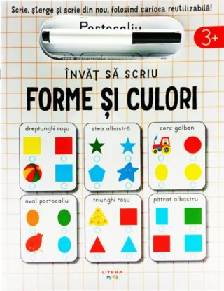Învăț să scriu: Forme și culori
