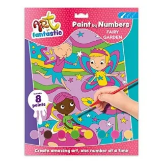 Art Fantastic Paint By Numbers Kit: Fairy Garden