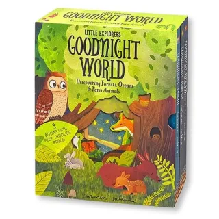 Peep Inside Goodnight World Little Explorers 3 Books Collection Box Set