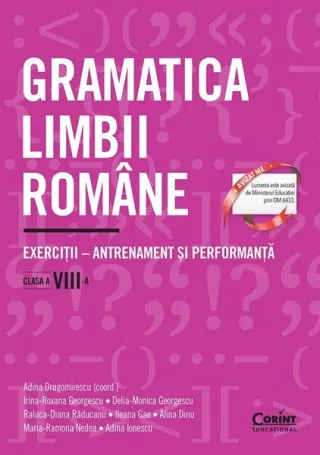 Gramatica limbii române. Clasa a VIII-a