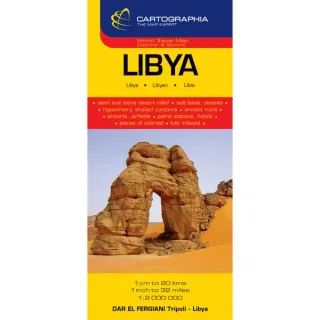 Hartă rutieră Libia