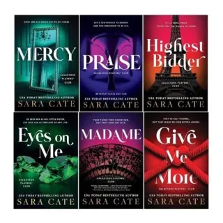 Salacious Players Club Series 6 Books Collection Set By Sara Cate (praise, Eyes On Me, Give Me More, Mercy, Highest Bidder, Madame)