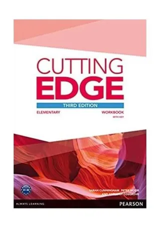 Cutting Edge A2, Elementary level, 3rd Edition, Workbook with Key