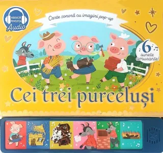 Cei trei purceluși. Carte sonoră