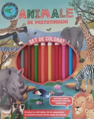 Animale de pretutindeni. Set de colorat