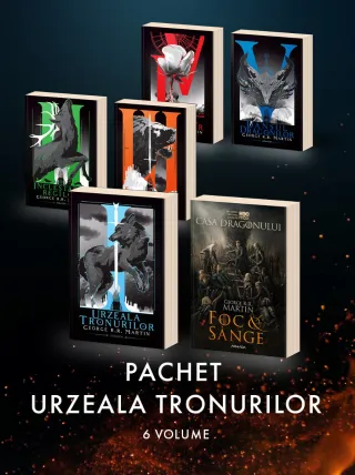 Pachet Urzeala Tronurilor 1-5 + Foc și sânge