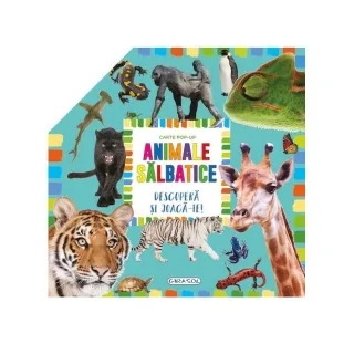 Animale sălbatice. Carte pop-up. Descoperă și joacă-te!