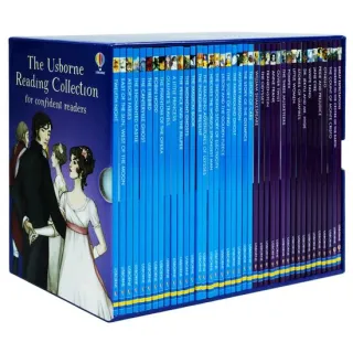 Usborne Confident Readers - Reading Library - 40 Books Box Set (Purple)