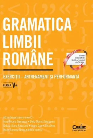 Gramatica limbii române. Clasa a V-a