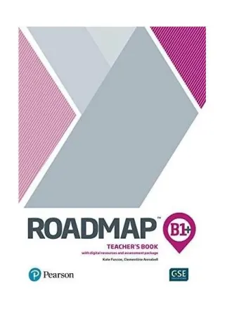 Roadmap B1 + Teacher's Book with Digital Resources & assessment package