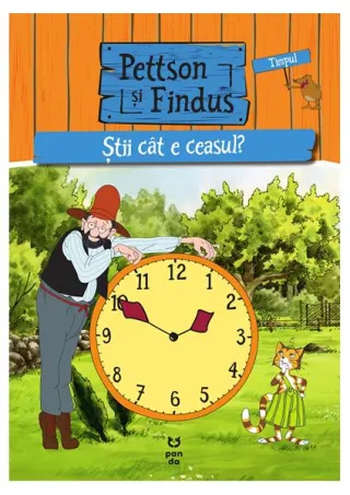 Pettson și Findus. Știi cât e ceasul?