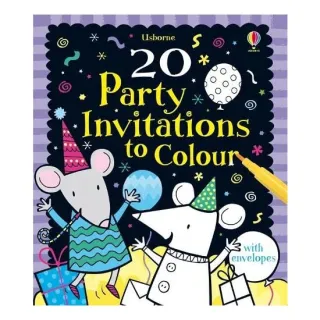 20 Party Invitations to Colour, Candice Whatmore