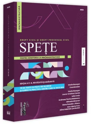 Spețe pentru admiterea la INM / magistratură. Drept civil și drept procesual civil