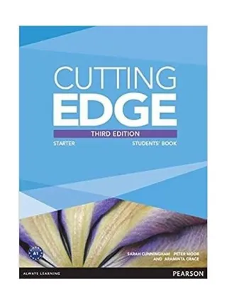 Cutting Edge A1, Starter level, New Edition Students' Book and DVD Pack