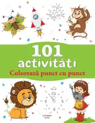 101 activități. Colorează punct cu punct