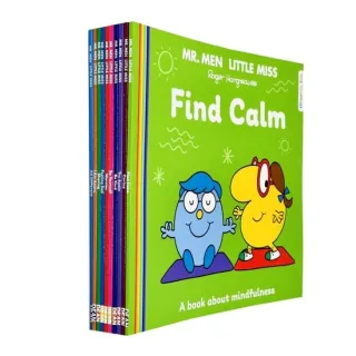 Mr Men and Little Miss Discover You 10 Books Collection Set By Roger Hargreaves (All Different, I Am Angry, Sharing, Feeling Sad, Worries, Find Calm, Caring, Try Again, Be Yourself & Be Kind)