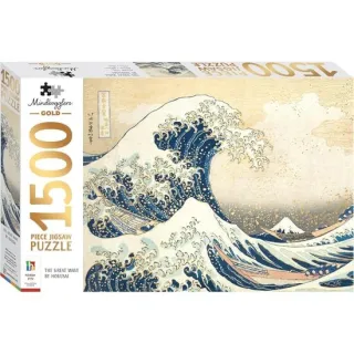 Mindbogglers Gold 1500pc Great Wave Puzzle
