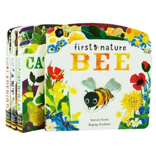 First Nature 4 Books Childrens Collection Set (ANT, BEE, CATERPILLAR & LADYBIRD)
