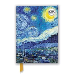 Vincent van Gogh: The Starry Night (Foiled Blank Journal - Flame Tree)