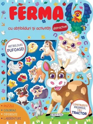 Abțibilduri pufoase - Ferma
