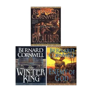 Bernard Cornwell Warlord Chronicles Collection 3 Books Set (The Winter King, Excalibur, Enemy of God)