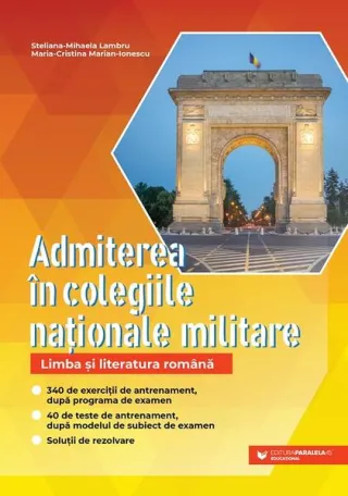 Admiterea în colegiile naționale militare – Limba și literatura română