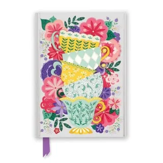 Jenny Zemanek: Teacups (Foiled Journal) (Flame Tree Notebooks)