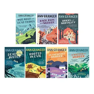 A Campbell and Carter Mystery Series 7 Books Collection Set(Mud, Muck and Dead Things, Rack, Ruin and Murder, Bricks and Mortality, Dead In The Water & More)