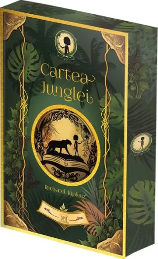 Cartea Junglei - cu folio și canturi ilustrate