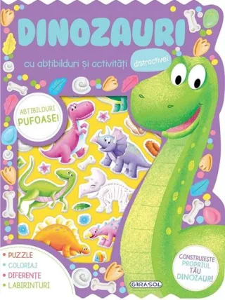 Abțibilduri pufoase - Dinozauri