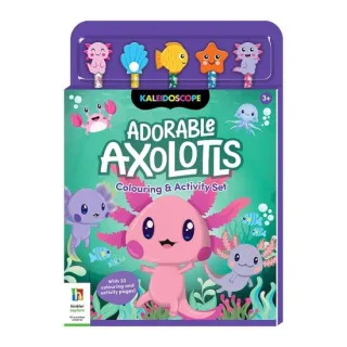 Adorable Axolotls Colouring and Activity Set